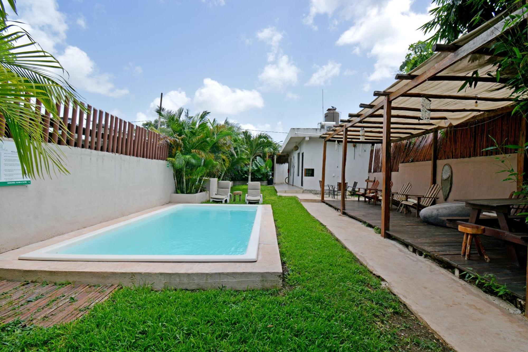 Casa Delia Hotel Downtown Bacalar Eksteriør billede