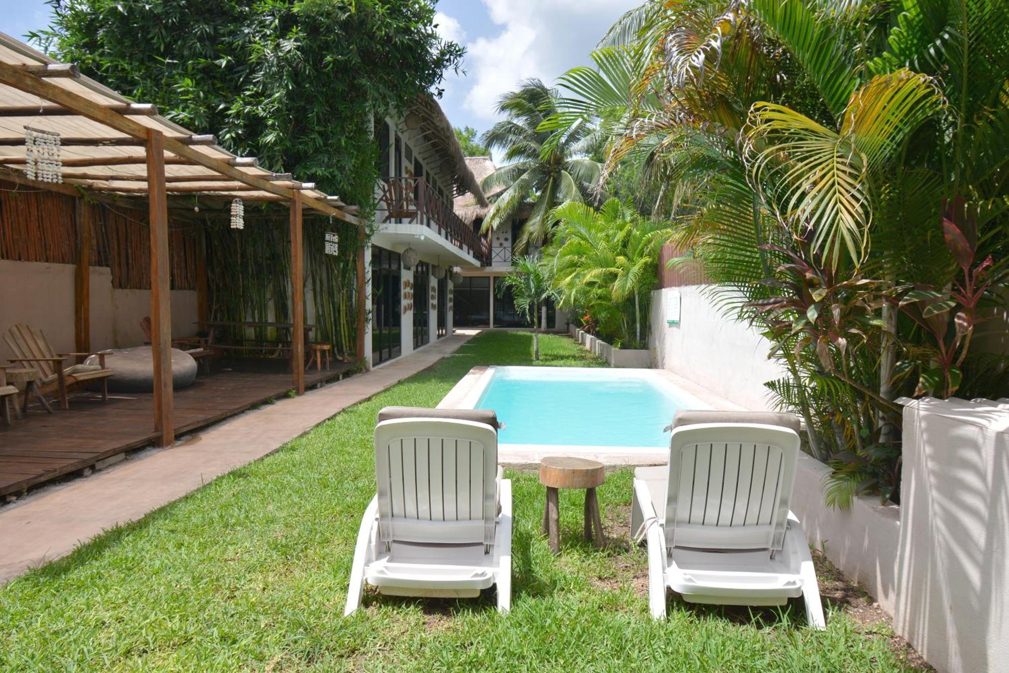 Casa Delia Hotel Downtown Bacalar Eksteriør billede