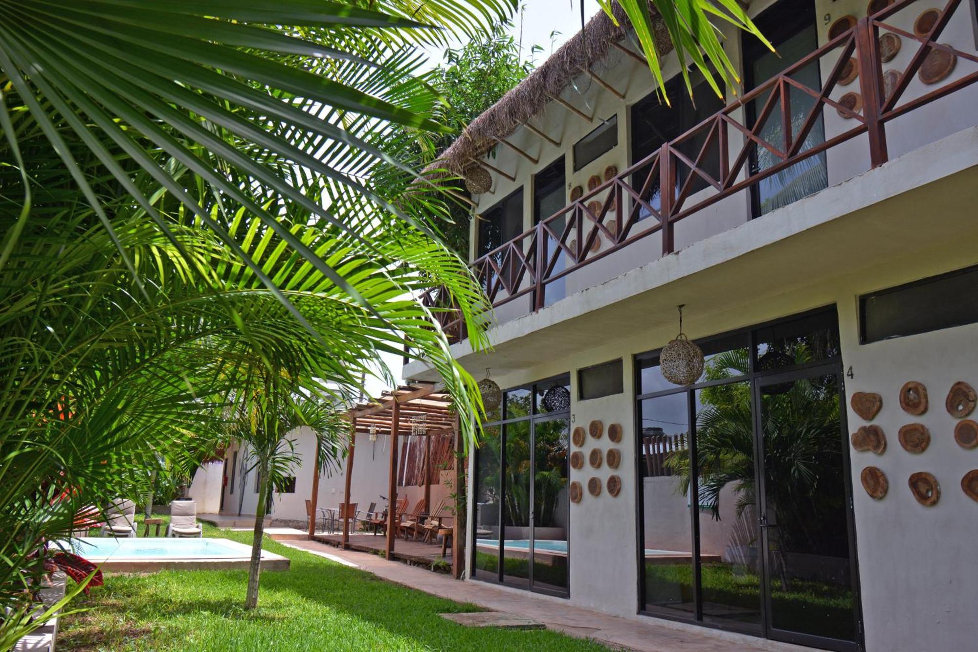Casa Delia Hotel Downtown Bacalar Eksteriør billede