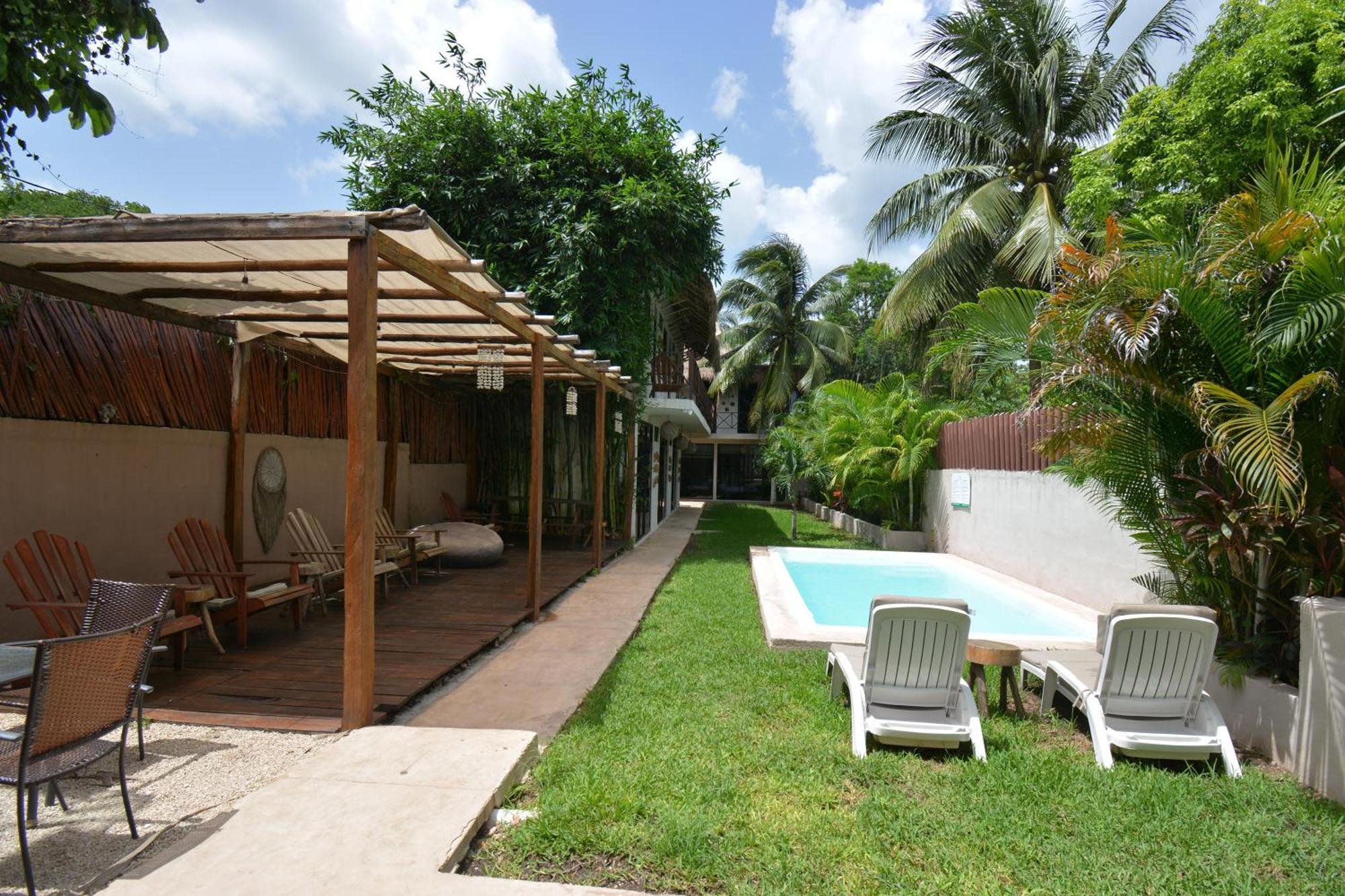 Casa Delia Hotel Downtown Bacalar Eksteriør billede