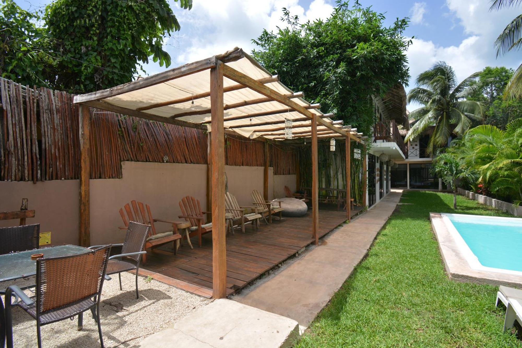 Casa Delia Hotel Downtown Bacalar Eksteriør billede