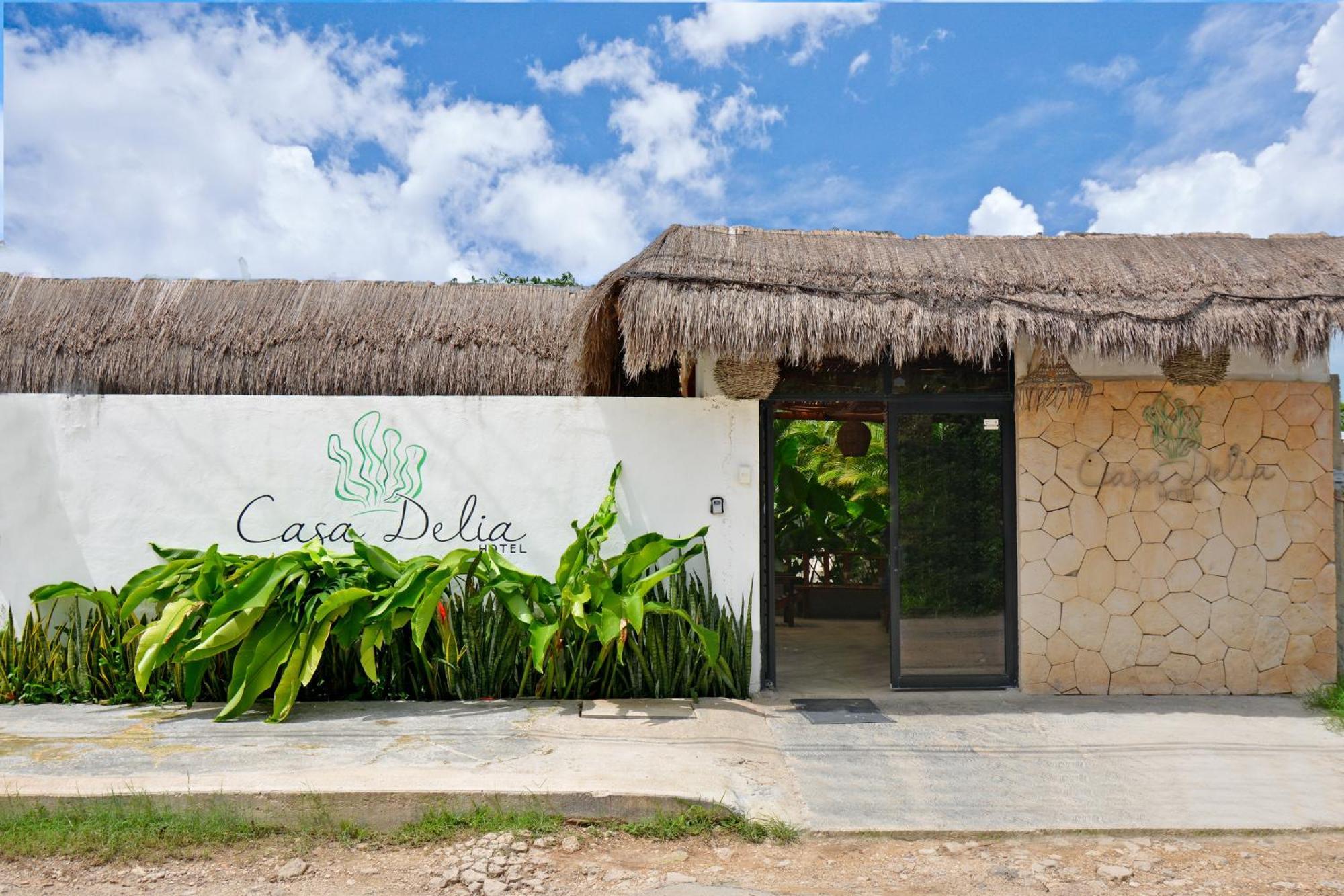 Casa Delia Hotel Downtown Bacalar Eksteriør billede
