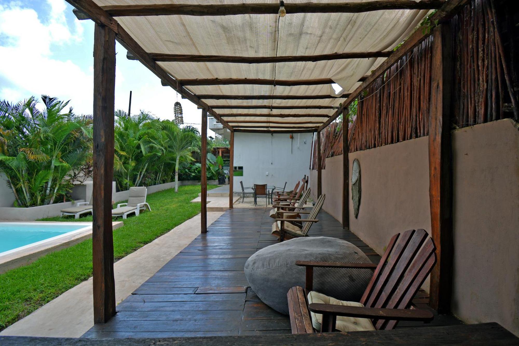 Casa Delia Hotel Downtown Bacalar Eksteriør billede