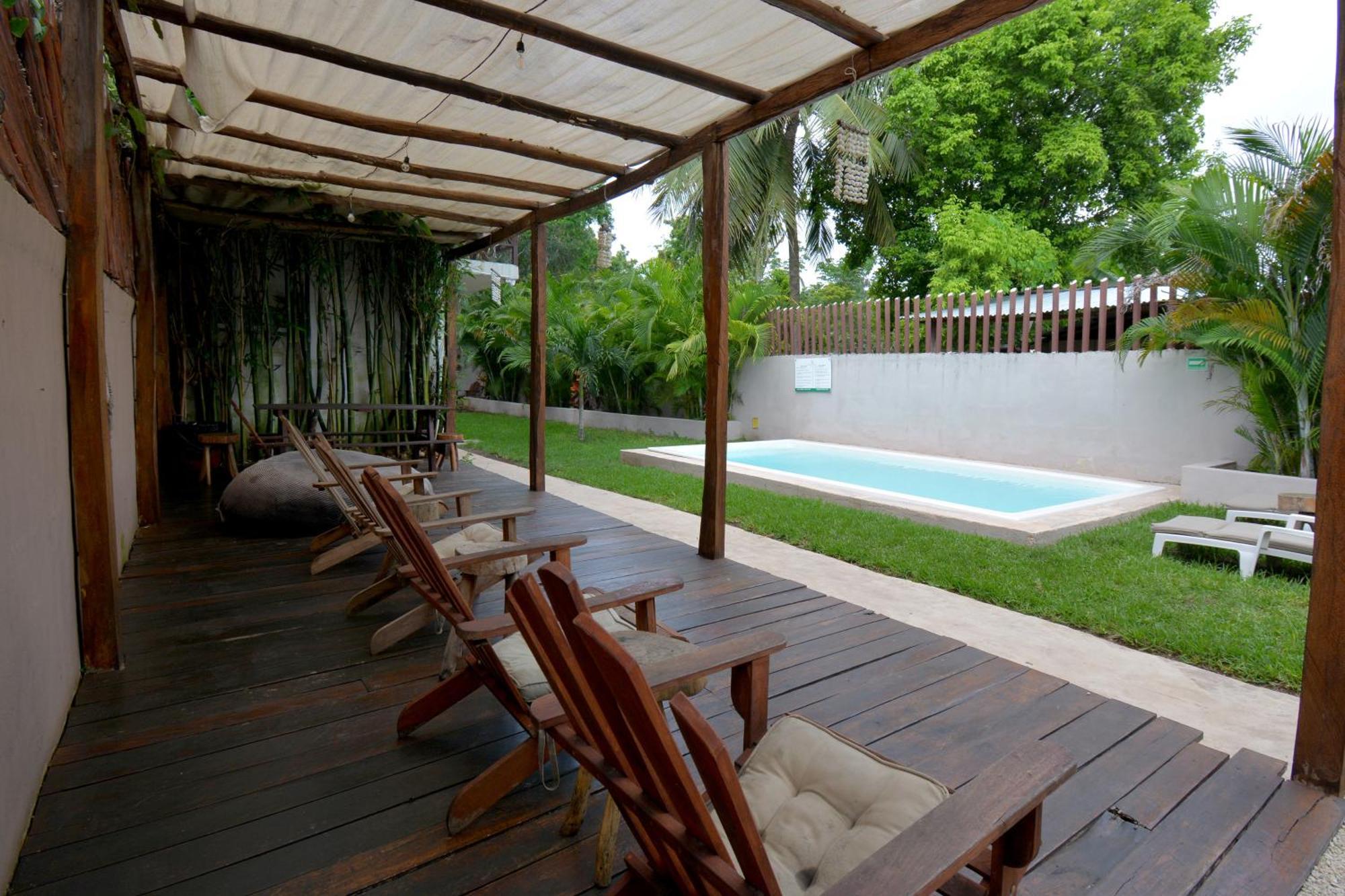Casa Delia Hotel Downtown Bacalar Eksteriør billede