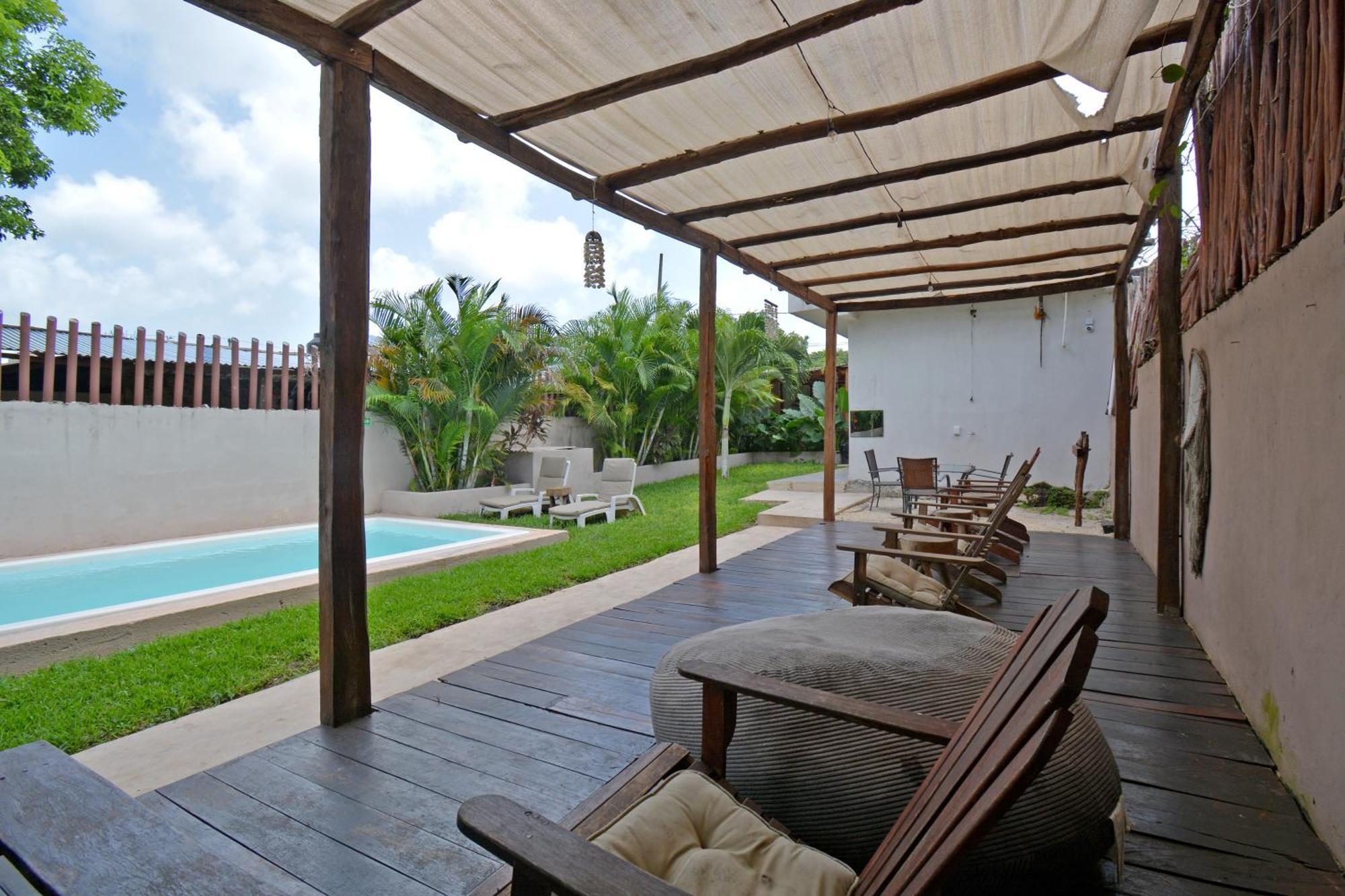 Casa Delia Hotel Downtown Bacalar Eksteriør billede